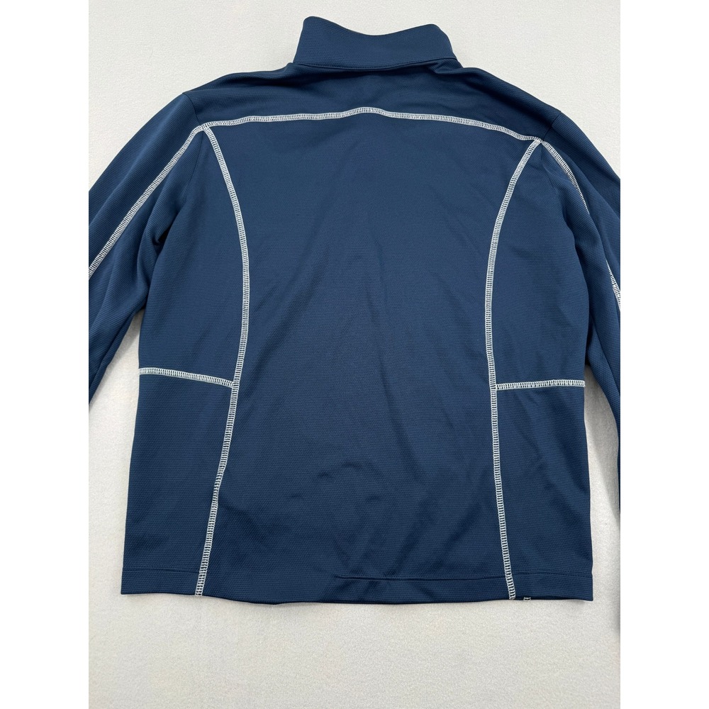 Columbia Golf Auburn Tigers Mens Medium Navy Blue Quarter Zip Pullover Shirt - Picture 10 of 10
